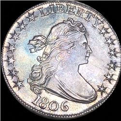 1806 Draped Bust Half Dollar CLOSELY UNCIRCULATED