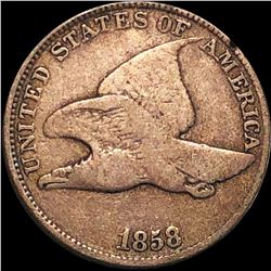 1858 Flying Eagle Cent NICELY CIRCULATED