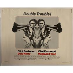 Dirty Harry Magnum Force Double Feature Movie Poster 22x28