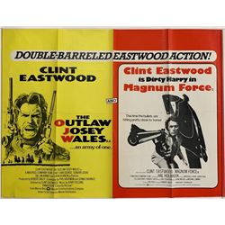 Magnum Force / Outlaw Josey Wales Combo British Quad 30"x40"