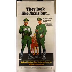 Where Eagles Dare (MGM, 1968). Three Sheet (43" X 81"). War.