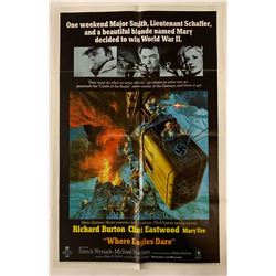Where Eagles Dare Poster 41 x 27 in.