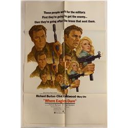Where Eagles Dare Style C Poster 41 x 26 in.