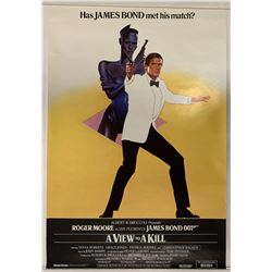 James Bond A View to Kill Poster 40 x 27 in RARE