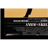 Image 3 : James Bond A View to Kill Poster 40 x 27 in RARE