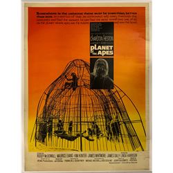 Planet Of the Apes One sheet rolled 1968 RARE!