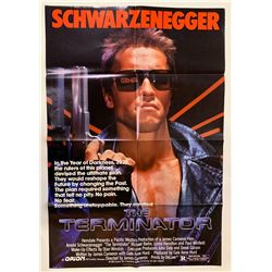 The Terminator (Orion, 1984). Folded, Very Fine+. One Sheet