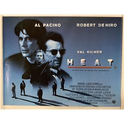 Original "Heat" Poster British Quad 30 x 40 in.