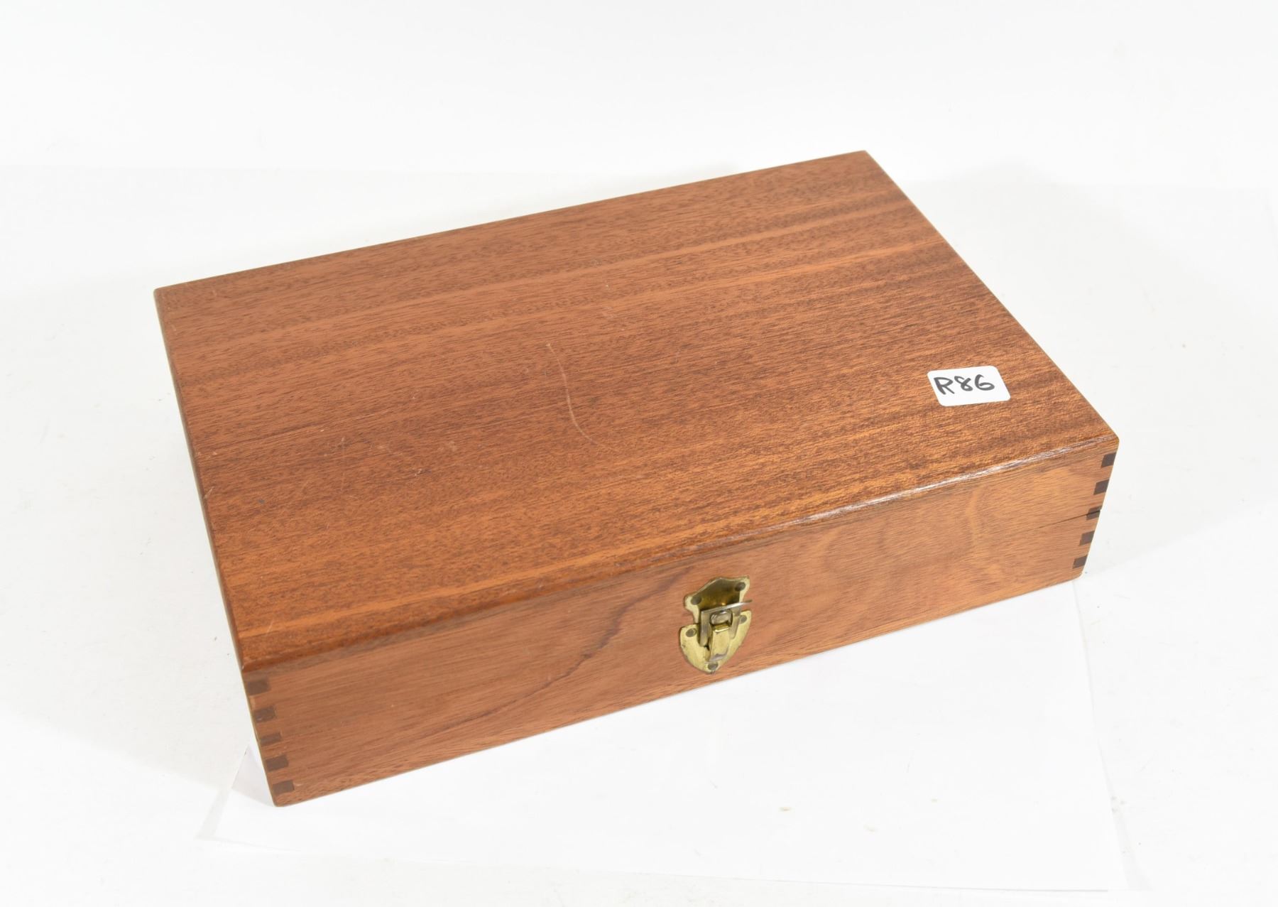 Mahogany Revolver Box for S&W Pistols