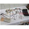 Image 1 : New 8 Pc Pick Set, Wrenches, Cutters, Pliers Vice Grips, Hack Saw, Files, Screw Drivers, Allan Wrenc