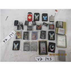 Lighters, Many of them Zippo, & Various Vintage