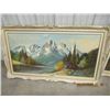 Image 2 : 2 Paintings on Canvas Both are 32" x 56"W