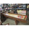 Image 1 : King Edward Shuffleboard Table 11' Long 2' Wide with Light  Up & Accessories