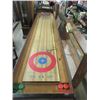 Image 2 : King Edward Shuffleboard Table 11' Long 2' Wide with Light  Up & Accessories