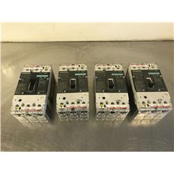 (4) SIEMENS HDX3B060 CIRCUIT BREAKER