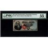 Image 1 : 50 Cent Fourth Issue Fractional Note PMG 55