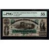 Image 1 : 1861 $100 Confederate States of America Note PMG 55