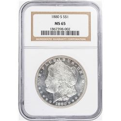 1880-S $1 Morgan Silver Dollar Coin NGC MS65