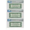 Image 7 : 1928A $1 Silver Certificates PMG 10 Consecutive Notes