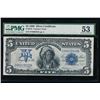 Image 1 : 1899 $5 Chief Silver Certificate PMG 53