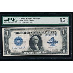 1923 $1 Silver Certificate PMG 65EPQ