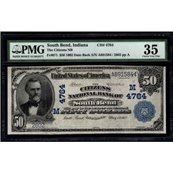 1902 $50 Citizens National Bank Note PMG 35
