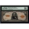 Image 1 : 1922 $50 Gold Certificate PMG 20