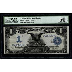 1899 $1 Black Eagle Silver Certificate PMG 50EPQ