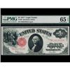 Image 1 : 1917 $1 Legal Tender Note PMG 65EPQ