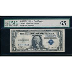 1935A $1 Silver Certificate PMG 65