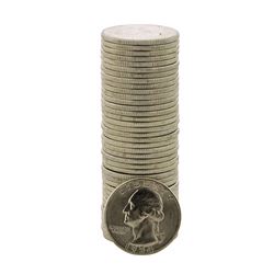 Roll of (40) Brilliant Uncirculated 1954-S Washington Quarter Coins