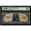 Image 1 : 1922 $50 Gold Certificate PMG 25