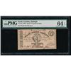 Image 1 : 5 Cent 1863 Raleigh NC Obsolete Note PMG 64EPQ