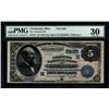 Image 1 : 1882 $5 Cincinnati National Bank Note PMG 30