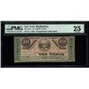 Image 1 : 1862 Ten Cent Binghamton Fractional Note PMG 25