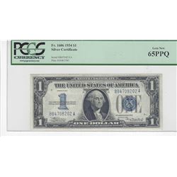 1934 $1 Silver Certificate PCGS 65PPQ