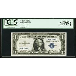 1935 $1 Silver Certificate PCGS 63PPQ