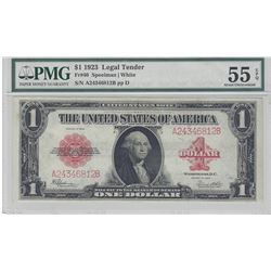 1923 $1 Legal Tender Note PMG 55EPQ