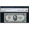 Image 1 : 1934A $20 New York Federal Reserve Note CGA 65
