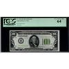 Image 1 : 1934 $100 St Louis Federal Reserve Note PCGS 64