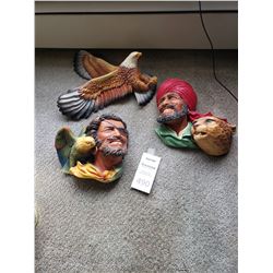 Blosson wall busts
