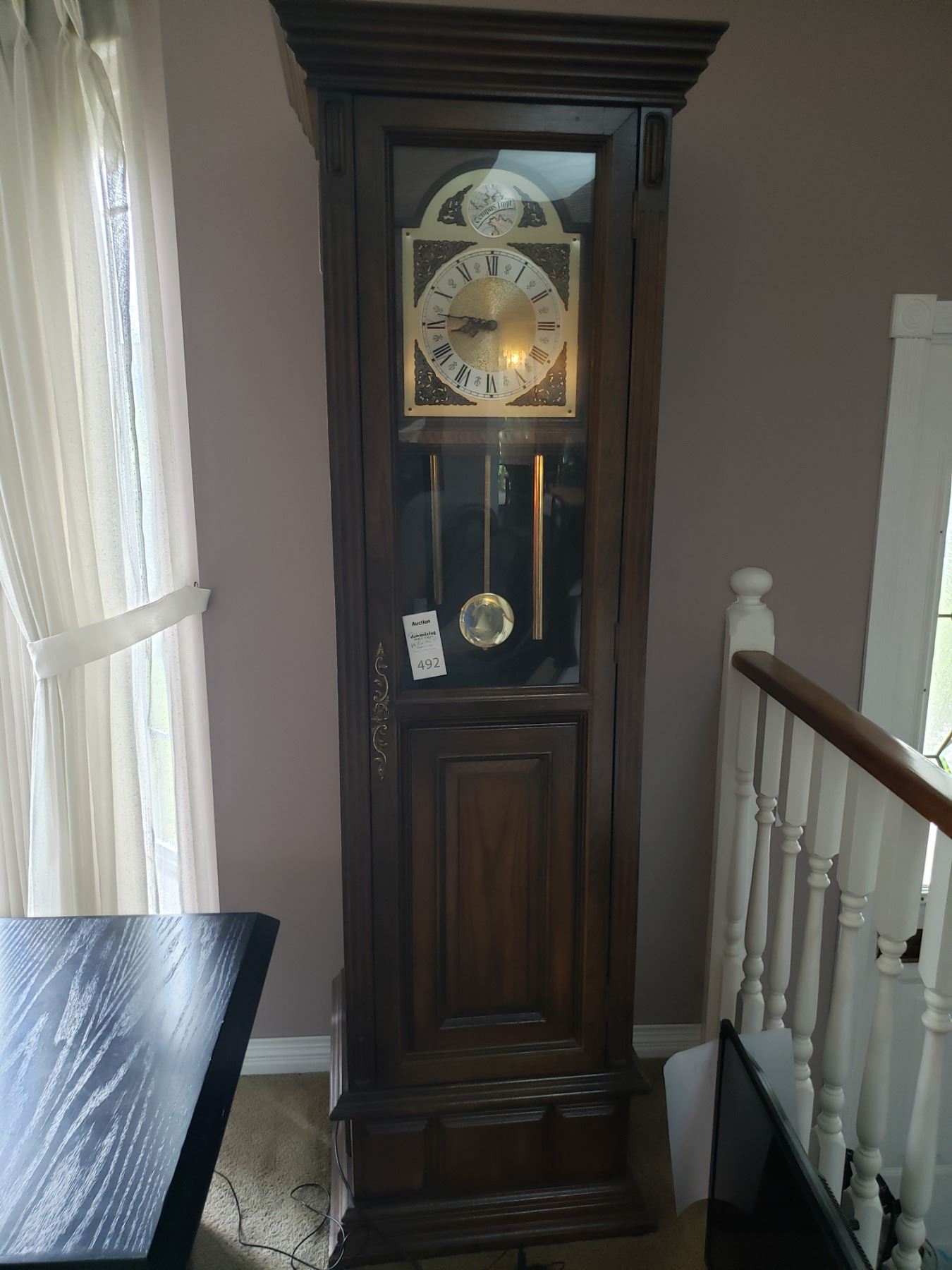 Grandfather electric clock