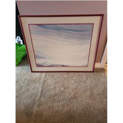 Framed painting