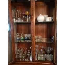 Lot of assorted glass dinnerware