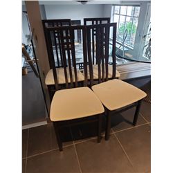 Dining chairs x 4