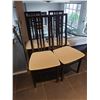 Image 1 : Dining chairs x 4