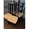 Image 2 : Dining chairs x 4