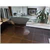 Image 2 : Glass top dining table