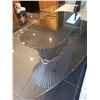 Image 6 : Glass top dining table