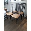 Image 7 : 4 dining chairs